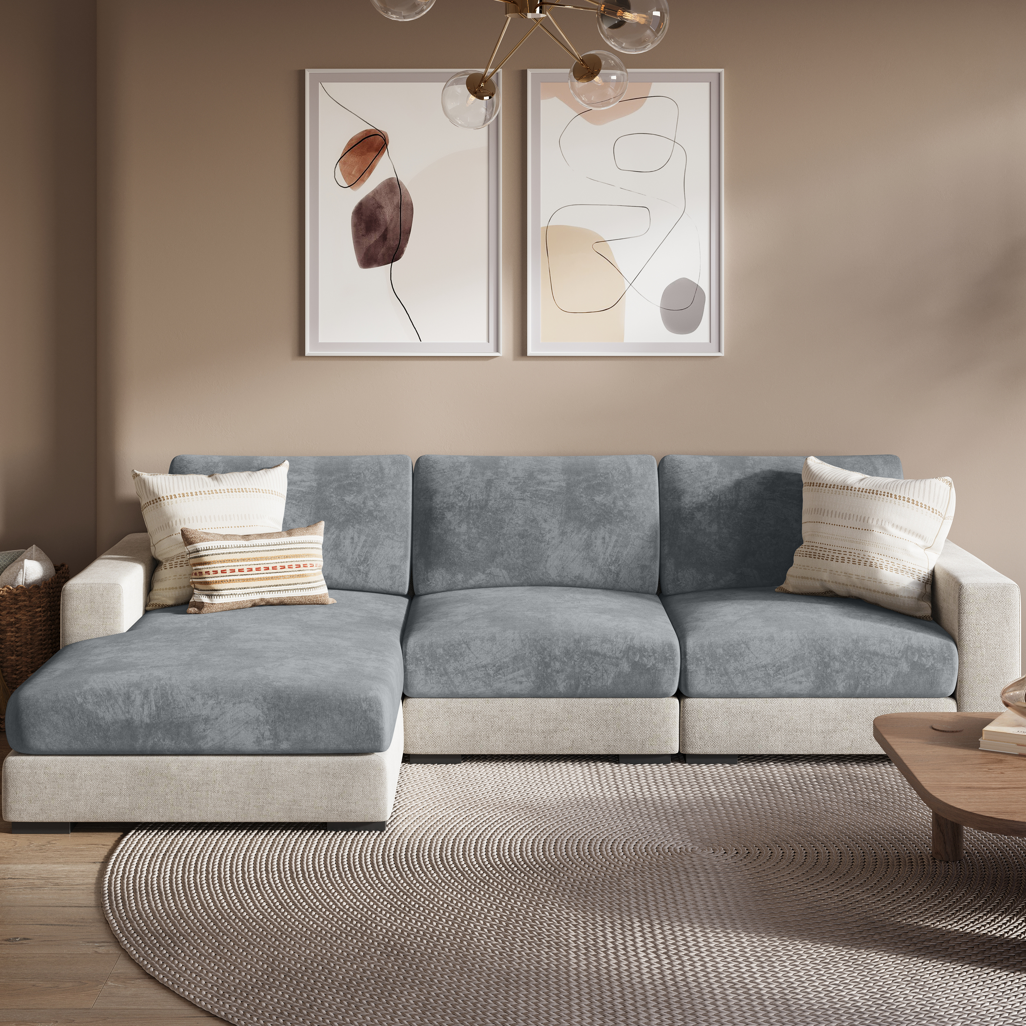 FancySofas Bankhoes - Chenille